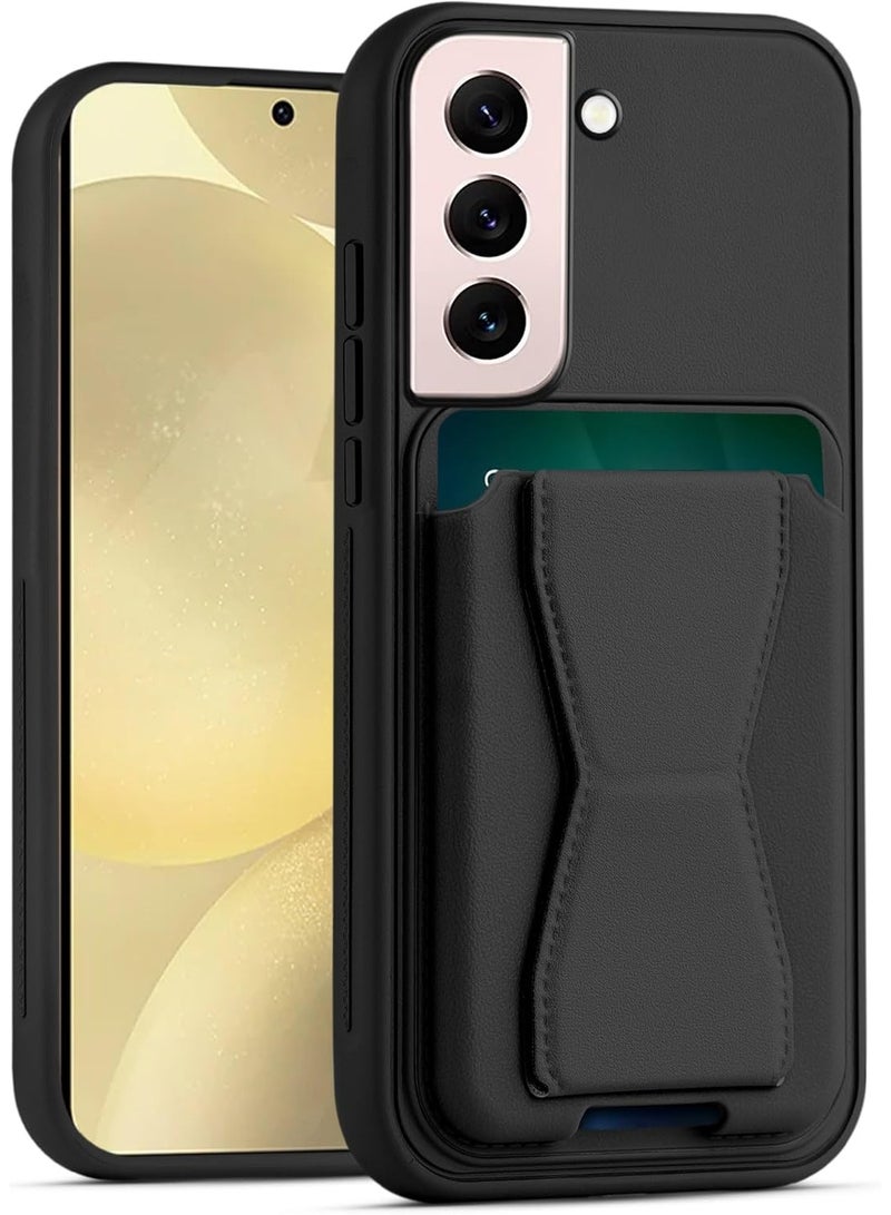 Leather Case Compatible for SAMSUNG S21 PLUS Shockproof Leather Back Card Storage & case built-in Stand PU leather for a stylish look, comfortable grip